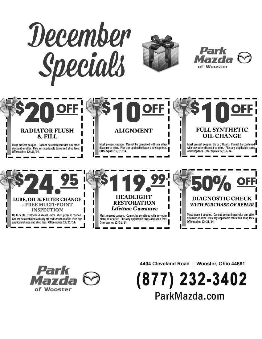 Dealership Coupons - headlight restoration, oil change ...